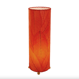 Eangee 24" Cocoa Leaf Cylinder Table Lamp