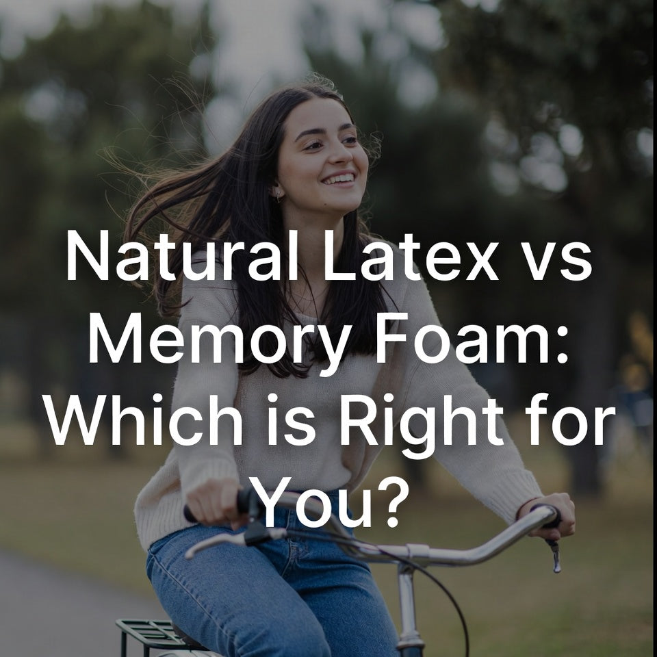 Natural Latex vs Memory Foam: Which is Right for You?