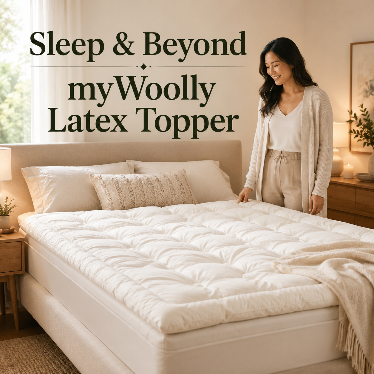 Sleep & Beyond myWoolly Latex Topper
