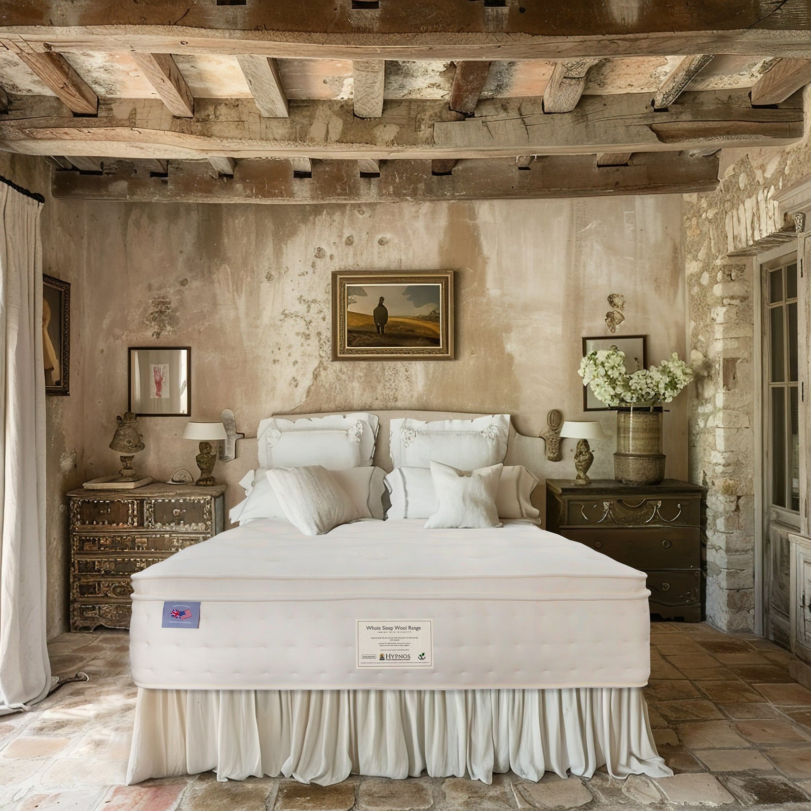 Discover the Hypnos Wool Euro Top Mattress at The Organic Bedroom