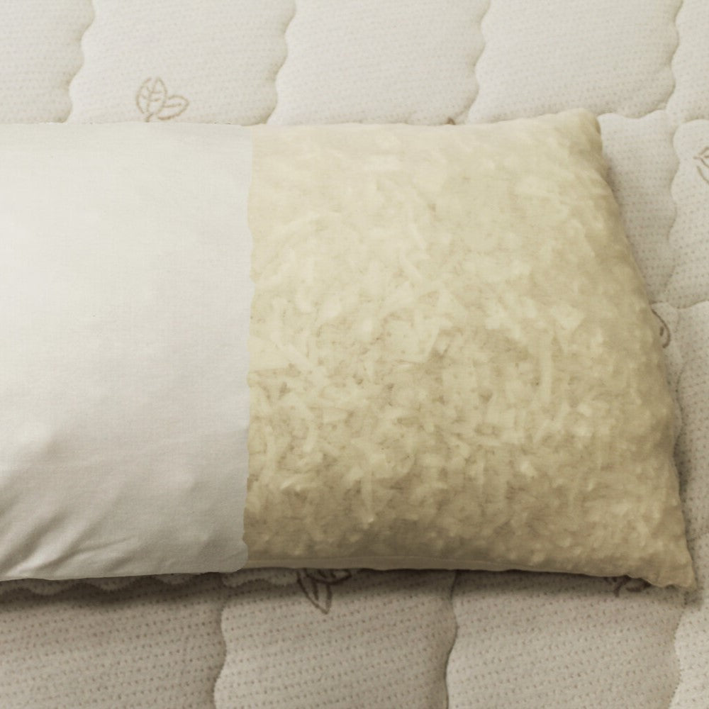 The Berkeley Ergonomics Gummi Latex Pillow is a super soft and comfortable pillow made with all natural materials and no chemicals.  The Gummi pillow is available at The Organic Bedroom in Raleigh, NC.