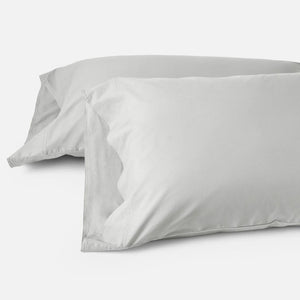 Coyuchi Crinkled Percale Pillowcase Set