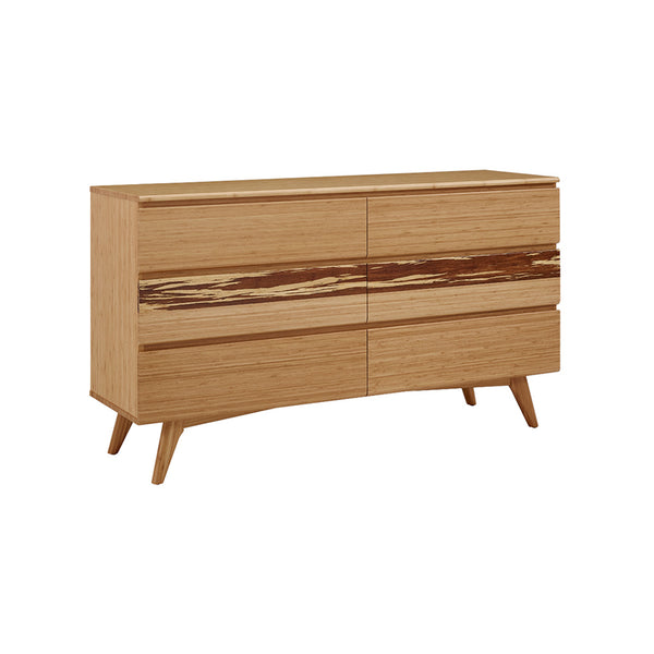 Greenington Azara 6-Drawer Dresser, Caramelized - The Organic Bedroom