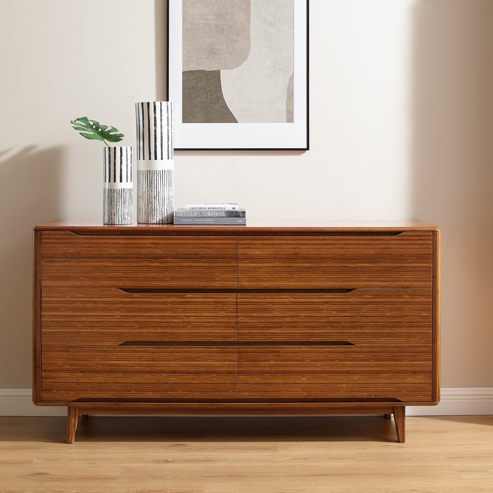 Greenington Currant 6-Drawer Dresser, Amber