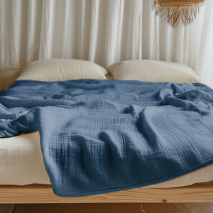 Sleep & Beyond Organic Cotton Muslin Blanket
