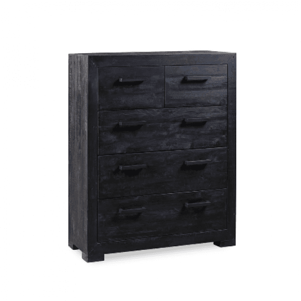 Salt Tenon Collection Dresser - Tall Industrial Farmhouse Chest with Eco-Friendly Reclaimed Pine Storage Salt Tenon Collection Dresser - Tall Industrial Farmhouse Chest with Eco-Friendly Reclaimed Pine Storage