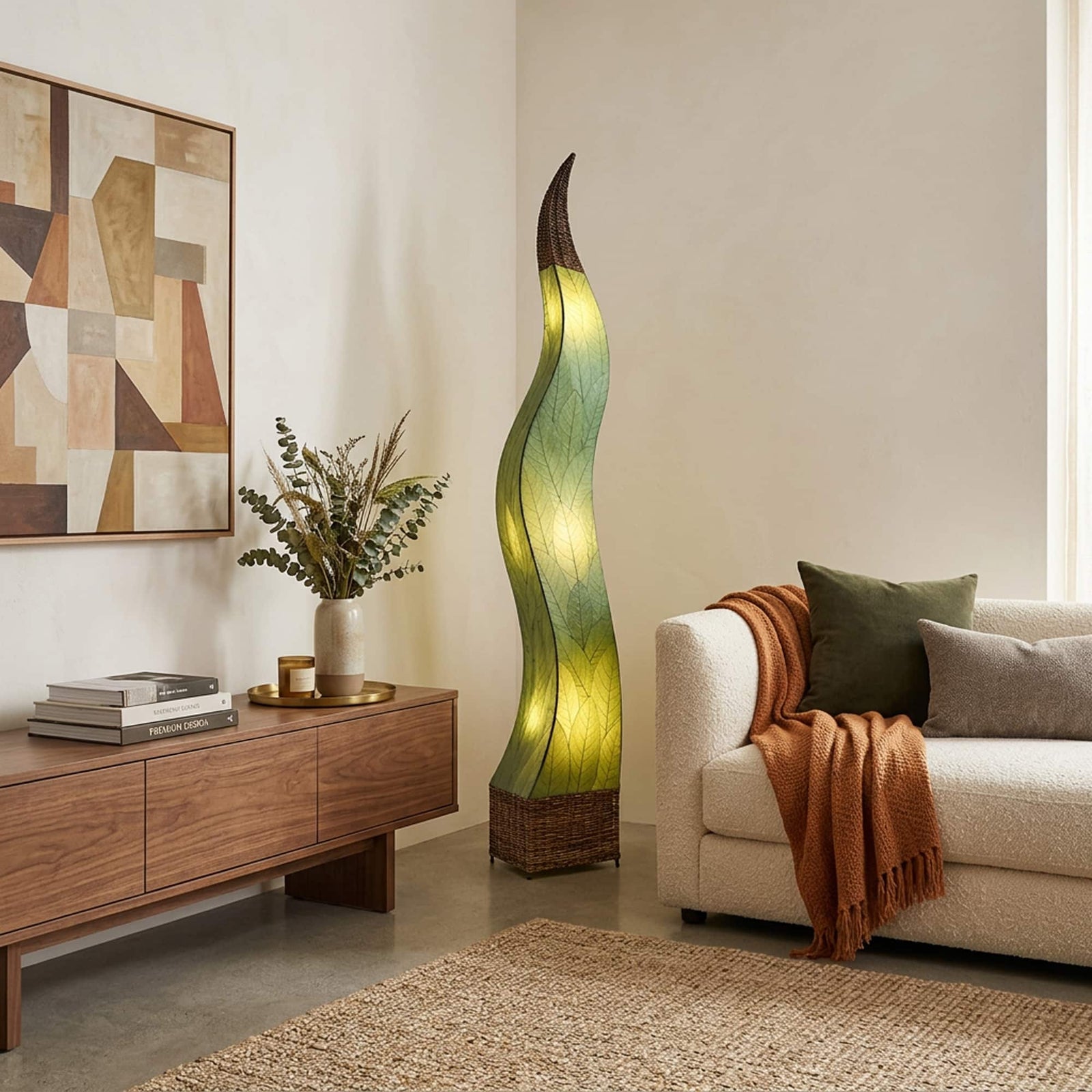 Eangee Flame Giant Floor Lamp