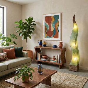 Eangee Flame Giant Floor Lamp
