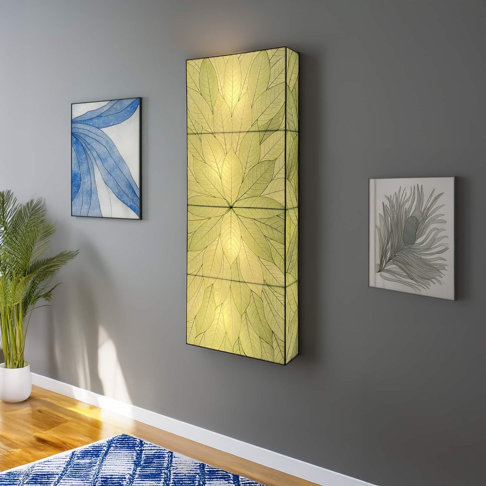 Eangee Sunburst Panel Wall Lamp