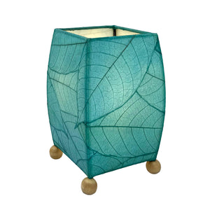Eangee Mini Square Cocoa Leaf Table Lamp