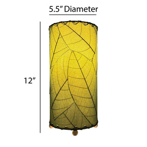 Eangee 12 Inch Cocoa Leaf Cylinder Lamp