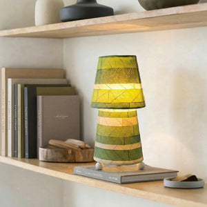 Eangee Striped Tapered Table Lamp