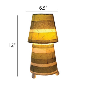 Eangee Striped Tapered Table Lamp