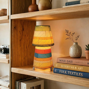 Eangee Striped Tapered Table Lamp