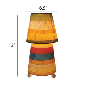 Eangee Striped Tapered Table Lamp