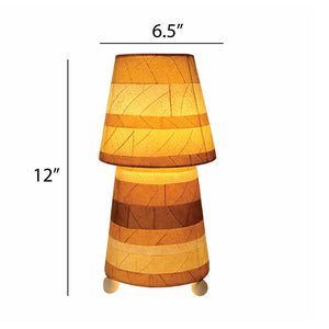 Eangee Striped Tapered Table Lamp