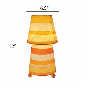 Eangee Striped Tapered Table Lamp