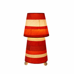 Eangee Striped Tapered Table Lamp
