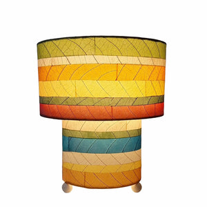 Eangee Striped Mushroom Table Lamp
