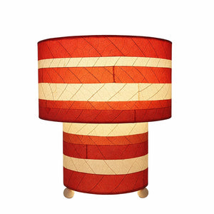 Eangee Striped Mushroom Table Lamp