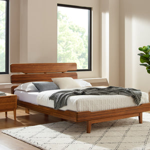Greenington Currant Platform Bed - Amber