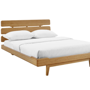 Greenington Currant Platform Bed - Caramelized