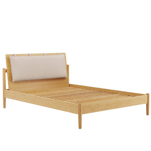 Greenington Monterey Panel Platform Bed, Wheat