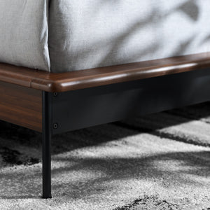 Greenington Park Avenue Bedframe with Fabric - Ruby & Onyx