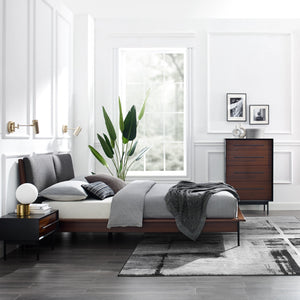 Greenington Park Avenue Bedframe with Fabric - Ruby & Onyx
