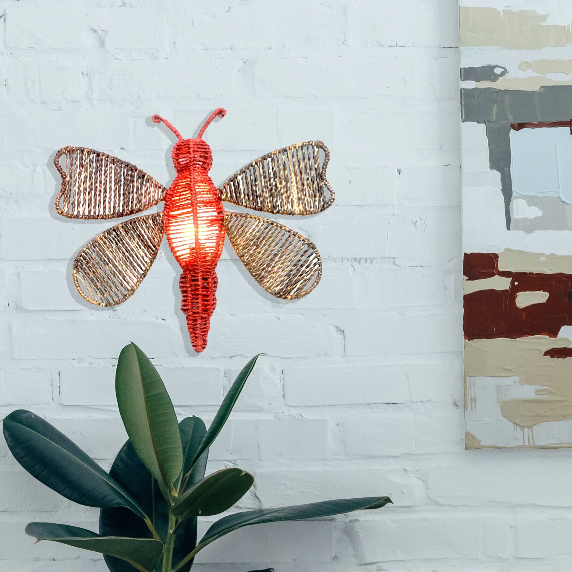 Eangee Butterfly Wall Lamp