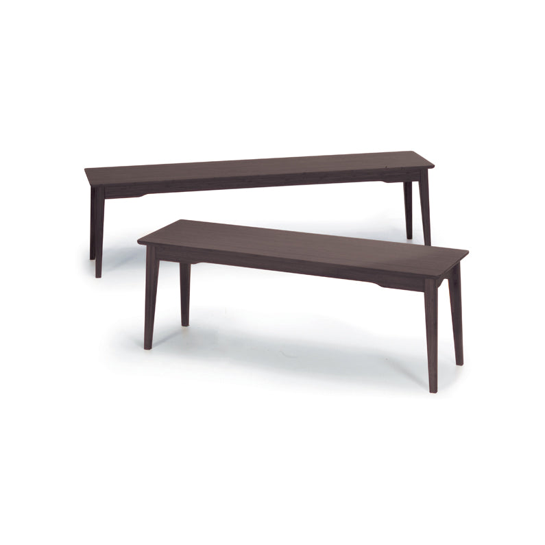 Greenington Currant Long Bench Black Walnut The Organic Bedroom