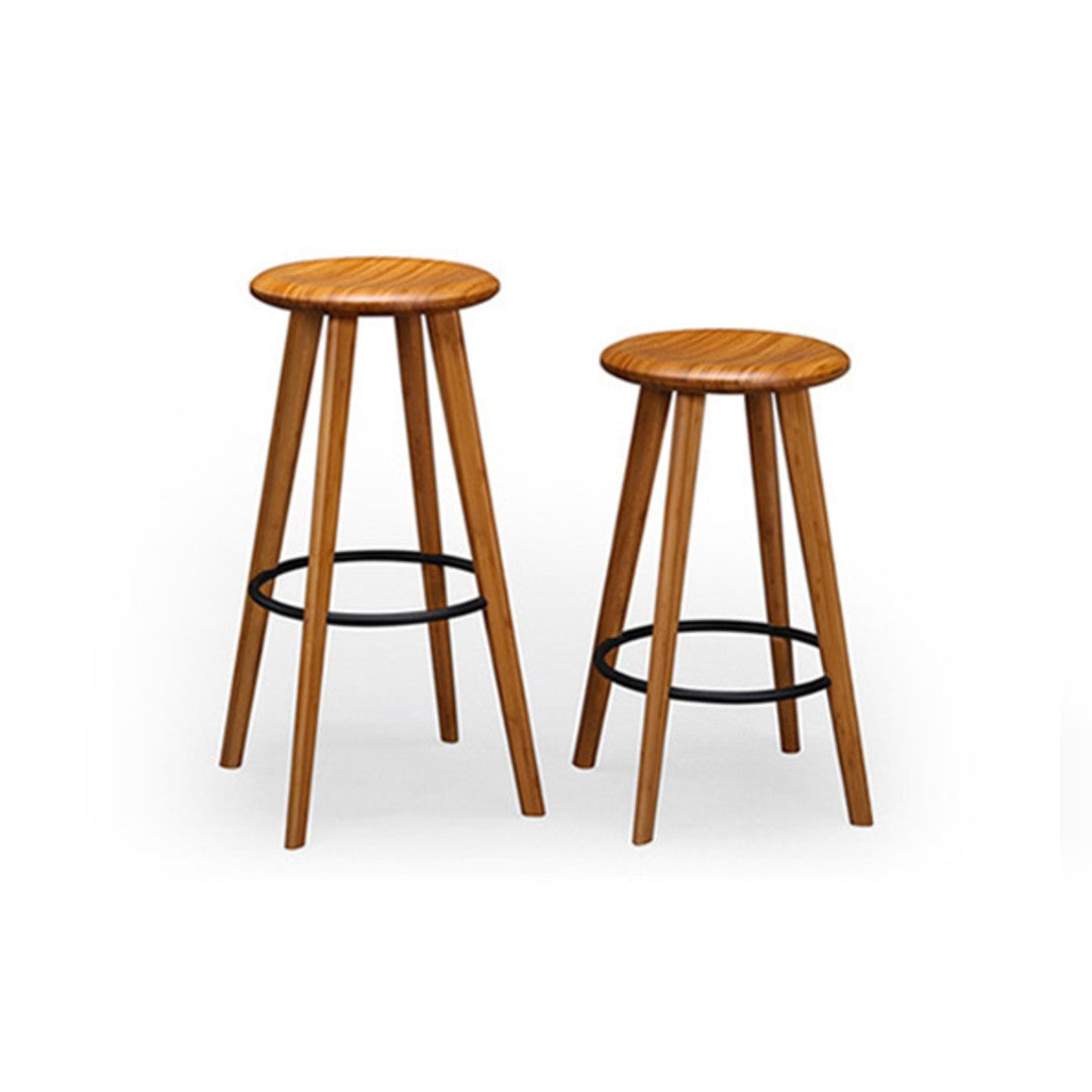 Greenington Mimosa 30" Bar Height Stool (Set of 2), Caramelized