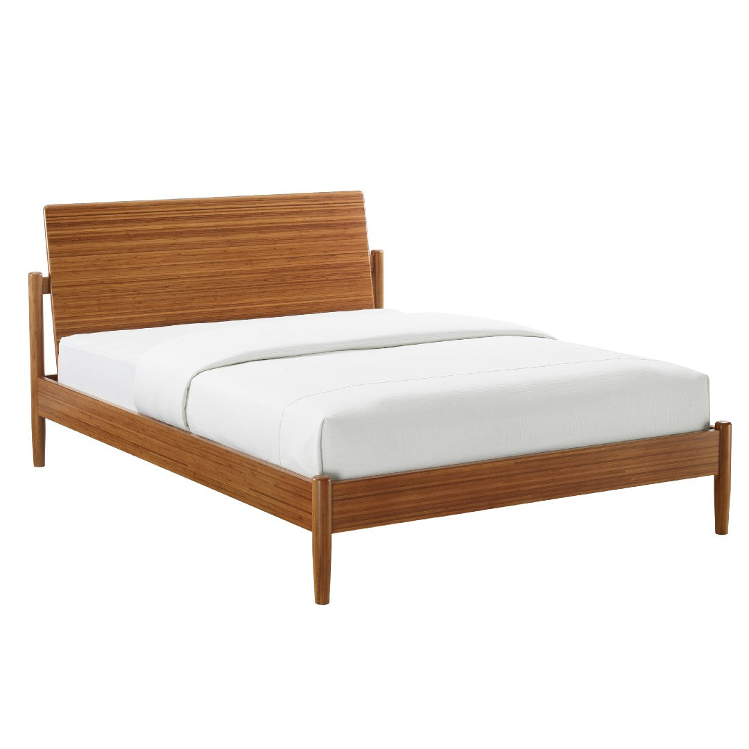 Greenington Monterey Queen Panel Platform Bed, Amber