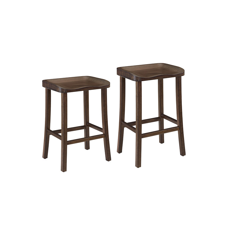 Greenington Tulip 26" Counter Height Stool (Box of 2), Black Walnut