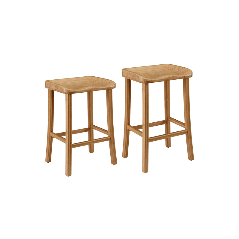 Greenington Tulip 26" Counter Height Stool (Box of 2), Caramelized