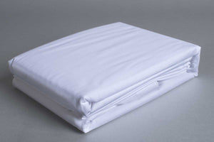 Sleep & Beyond Organic Percale Duvet Cover Set - Ivory Color