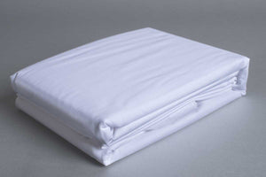 Sleep & Beyond Organic Percale Duvet Cover Set - White Color