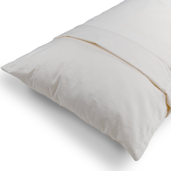 The Naturepedic body pillow is absolutely amazing... it's the perfect body pillow.  This pillow is super soft and certified organic. Available at The Organic Bedroom in Raleigh, North Carolina