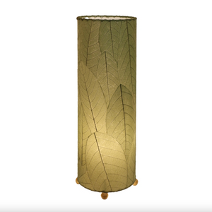 Eangee 24" Cocoa Leaf Cylinder Table Lamp