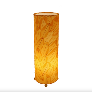 Eangee 24" Guyabano Leaf Cylinder Table Lamp