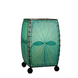 Eangee Mini Square Lamp Sea Blue at The Organic Bedroom
