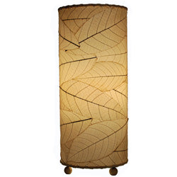 Eangee Cocoa Leaf Cylinder Table Lamp