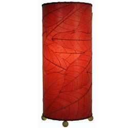 Eangee Cocoa Leaf Cylinder Table Lamp